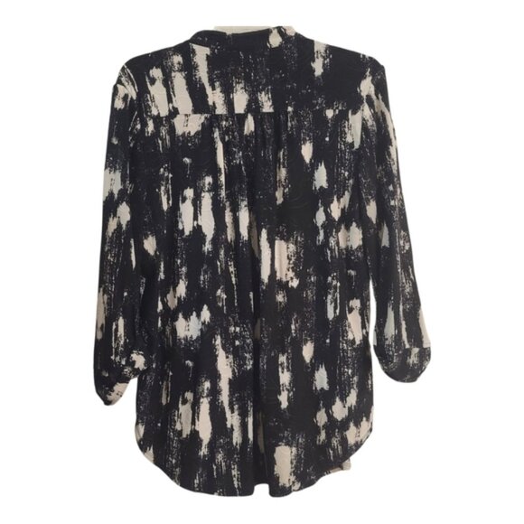 Wonderly Stylish Black and White Houndstooth Women's Top - Picture 11 of 16